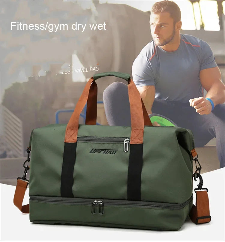 Travel Gym Bag – Portable Fitness & Short-Trip Weekender Duffle